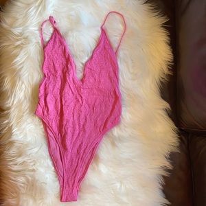Zara Pink One Piece Swimsuit 🩱 sz M
